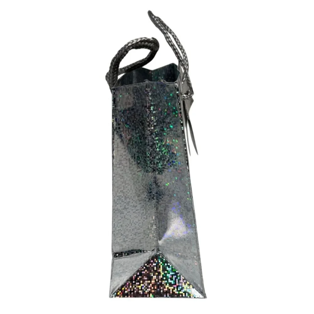 Gift Bag Lot of 35 Holographic Silver 4